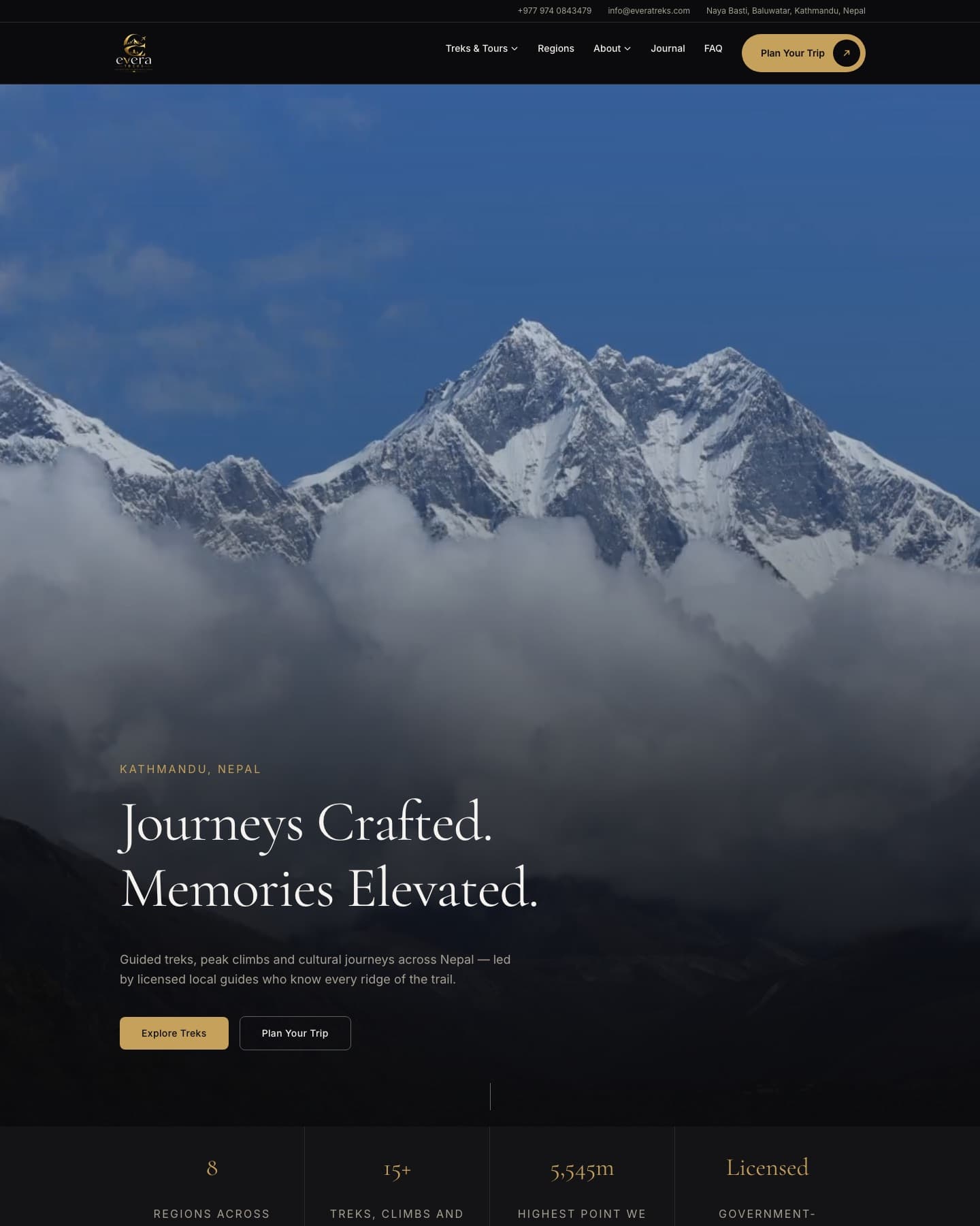 Evera Treks - guided treks and peak climbs in Nepal